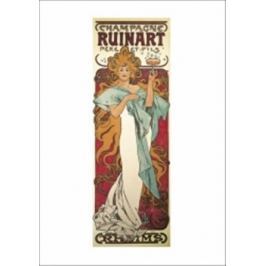 Pohled Alfons Mucha – Champagne Ruinart pohled, krátký