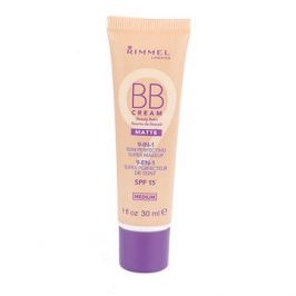 RIMMEL LONDON BB Cream Matte SPF15 30 ml - Odstín: 002 Medium Matte