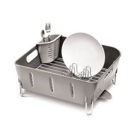 Simplehuman Odkapávač na nádobí Compact, šedý plast