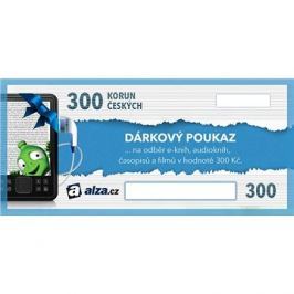 Elektronický dárkový poukaz Alza.cz na nákup e-knih, audioknih a časopisů v hodnotě 300 Kč