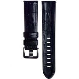 Galaxy Watch Braloba strap Classic Leather - Alligator pattern Černá