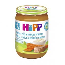 HIPP BABY BIO Karotka s rýží a telecím masem 190 g