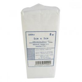 Gazin RAU-gáza kompresní nesterilní 5 x 5cm/8v100 ks