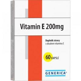 GENERICA Vitamin E 200 mg 60 kapslí