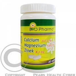 Calcium + Magnesium + Zinek tbl. 30 Bio-Pharma