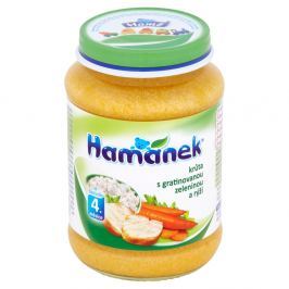 Hamánek krůta s gratinovanou zeleninou a rýží 190 g