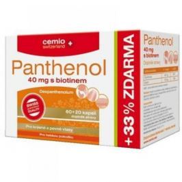 CEMIO Panthenol 40 mg s biotinem 60 + 20 kapslí ZDARMA
