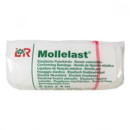 Obinadlo elastické fixační Mollelast 8cmx4m v celofánu 1ks
