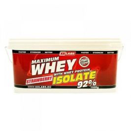 XXTREME NUTRITION Maximum Whey Protein Isolate 1000 g jahoda - při nákupu 2 kusů Dárek BCAA 211 Malate 90 kapslí ZDARMA
