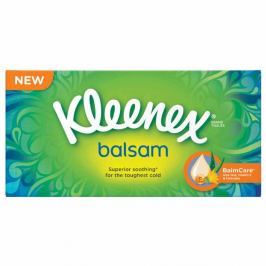 Kleenex Balsam papírové kapesníčky v krabičce 3-vrstvé 80 ks