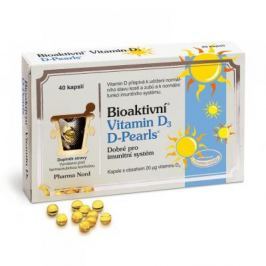 Bioaktivní Vitamin D3 D Pearls 40 kapslí