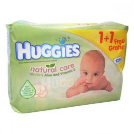 Huggies Natur Care Ubrousky 64 ks