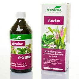 AROMATICA Jitrocelový sirup Stevian od tří let 210 ml