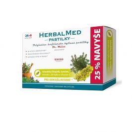 HERBALMED Dr.Weiss pastilky Islandský lišejník, tymián, vitamin C 24+6 pastilek