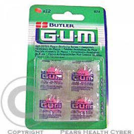G.U.M Tablety k indikaci zubního plaku 12ks B824