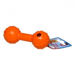 Hračka pes Činka guma s rolničkou 12cm TR 1ks