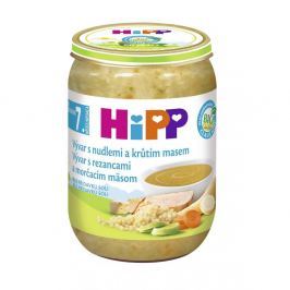 HIPP POLÉVKY BIO Vývar s nudlemi a krůtím 190 g