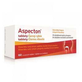 ASPECTON tablety na kašel černý rybíz 60 ks