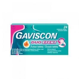 GAVISCON Duo Efekt 24 žvýkacích tablet