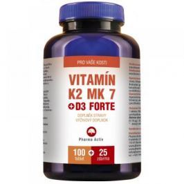 Aurum Vitamín K MK7 + D3 FORTE 100 tbl. + 25 tbl.