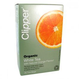 Čaj Clipper organic white tea + Orange 25x2g