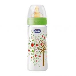 CHICCO Láhev dudlík latex rychlý průtok 330 ml
