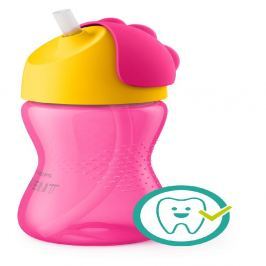 AVENT Hrnek s ohebným brčkem 300ml dívka