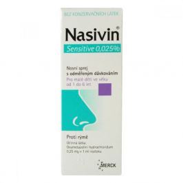NASIVIN SENSITIVE 0,025 % 1X10ML Roztok ve spreji