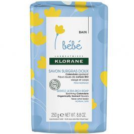 KLORANE Bébé Velmi jemné výživné mýdlo 250 g