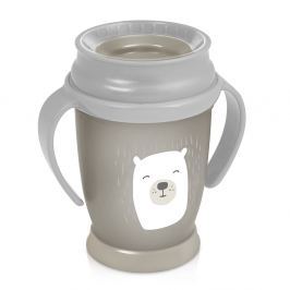 LOVI Hrníček 360° JUNIOR s úchyty BUDDY BEAR 250 ml