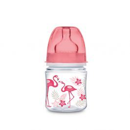 CANPOL BABIES Láhev se širokým hrdlem JUNGLE růžová 120 ml