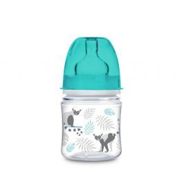 CANPOL BABIES Láhev se širokým hrdlem JUNGLE modrá 120 ml