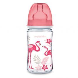 CANPOL BABIES Láhev se širokým hrdlem JUNGLE růžová 240 ml