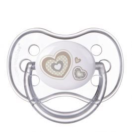 CANPOL BABIES Dudlík silikonový symetrický NEWBORN BABY 0-6m béžový