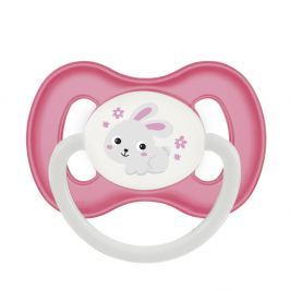 CANPOL BABIES Dudlík silikonový symetrický BUNNY&COMPANY 18+m růžový