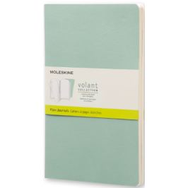 Moleskine - zápisníky Volant 2 ks - linkované, zelené L
