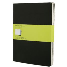 Moleskine - Notes 3 ks - čistý, černý XL