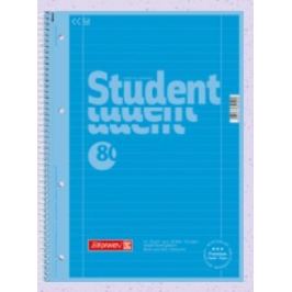 Student blok A4 CC azur lin 80 listů