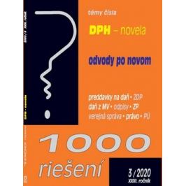 1000 riešení DPH - novela, odvody po novom