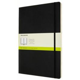 Moleskine: Zápisník měkký čistý černý A4