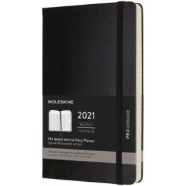 Vertikální PRO diář Moleskine 20201 tvrdý L