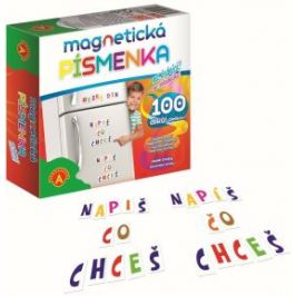 Magnetická písmenka na lednici 100 dílků