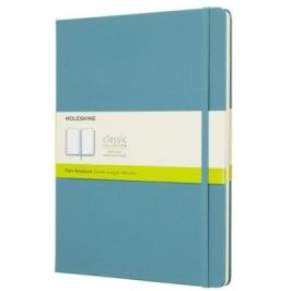 Moleskine: Zápisník tvrdý čistý modrozelený XL