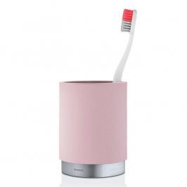 Blomus Kelímek na zubní kartáčky matný nerez/starorůžový ARA