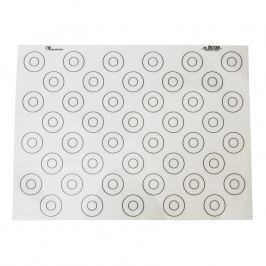 de Buyer Silikonová podložka na makronky se značkami 40 x 30 cm
