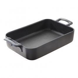 REVOL Obdélníková zapékací mísa V 3,5 l matná černá Belle Cuisine