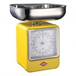 Wesco Kuchyňská váha s hodinami citronová