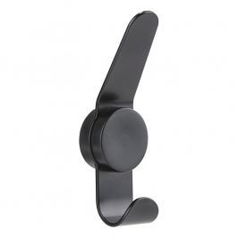 ZONE Nástěnný věšák dvojitý 23 cm PUCK black