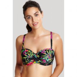Plavková podprsenka Panache SW1293 - barva:PANPBLPA/černá palma, velikost:32DD