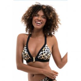 Plavková podprsenka Dorina D01094M - barva:DORO708/potisk leopard, velikost:XL
